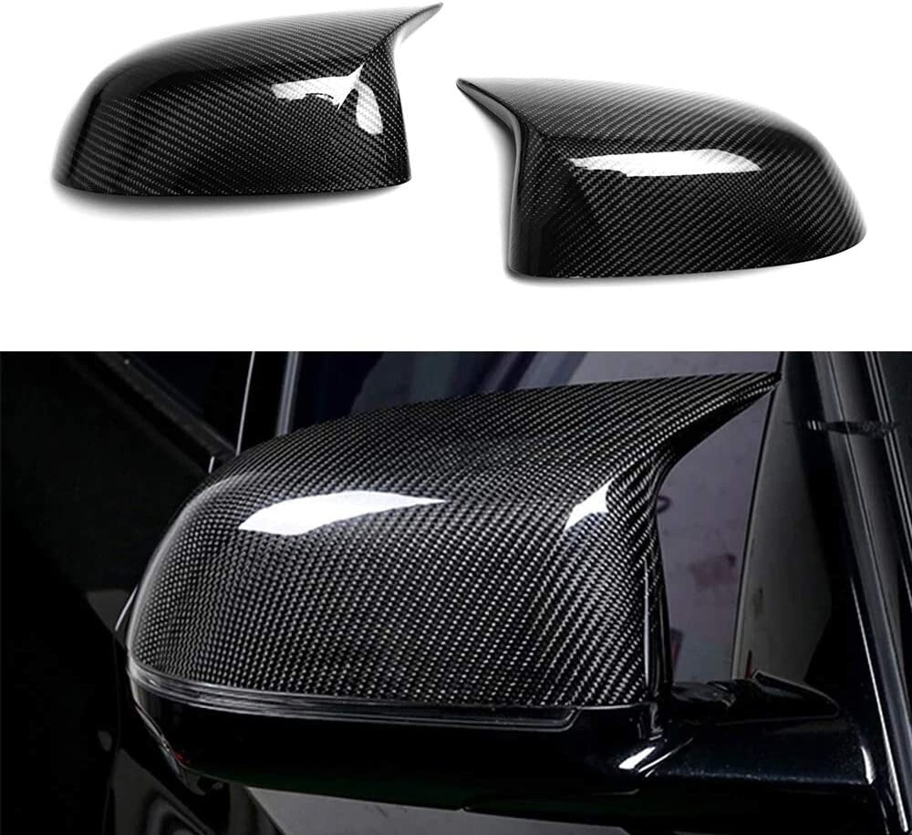 Real Carbon Fiber Style Mirror Cover Cap BMW X3 X4 X5 X6 X7 G01 G02 G03 G05 G06