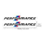 4PCS for BMW Car Decals M Performance Door Handle Sticker Car Body Decal Sport