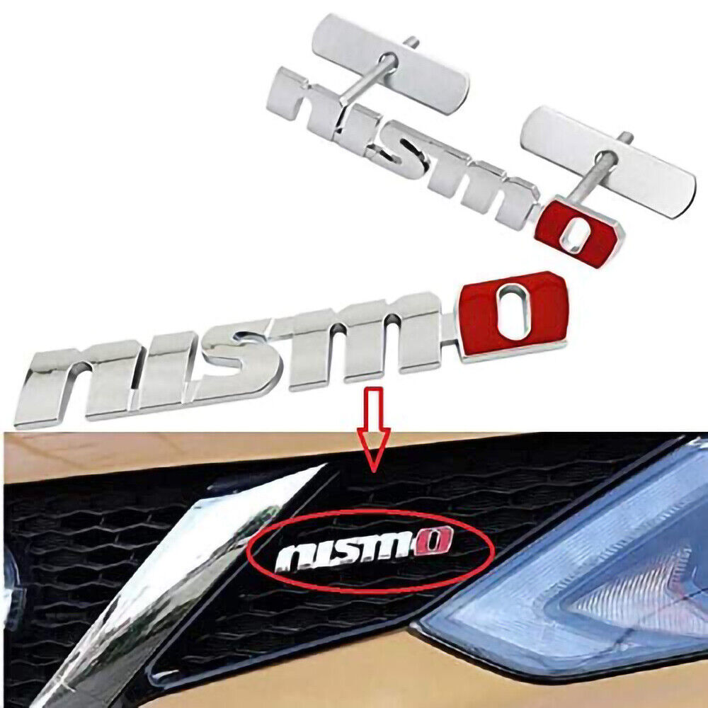 3D Fashion Metal Nismo for Front Grill or Fender Tailgate Car Decal Sticker