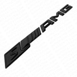 Mercedes S AMG Edition Trunk Emblem Logo 3D Sticker Badge Decoration Sport Black