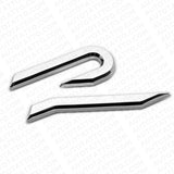 VW Golf R MK8 Lettering Chrome Tailgate Rear Logo Badge Nameplate Emblem Sport