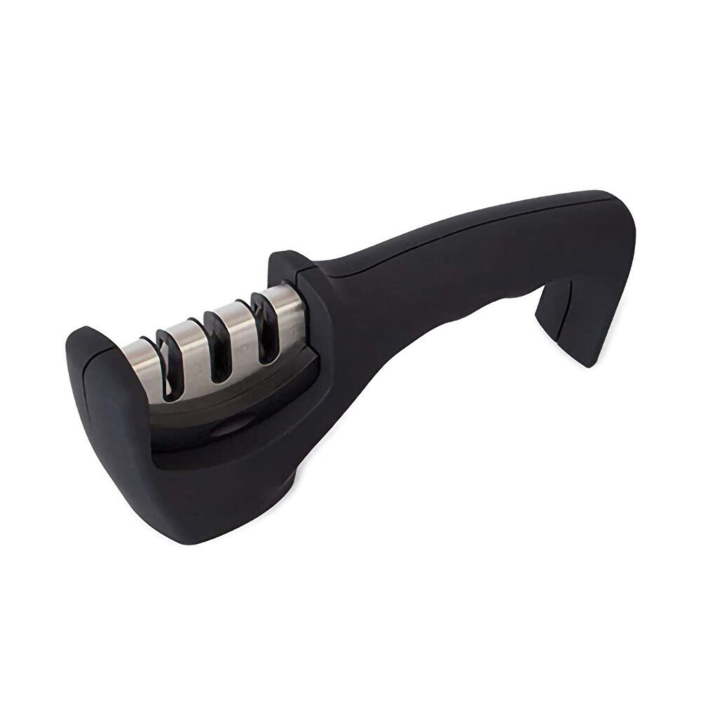 3-Stage Knife Sharpener Repair Restore Polish Blades And 1 Glove For Kitchen