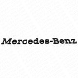 Mercedes-Benz Letter Emblem 3D Logo Nameplate Badge Decoration AMG Gloss Black