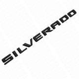 19-21 Matte Black Silverado 1500 Side Fender Letter Logo Emblem Badge Z71 LT LTZ