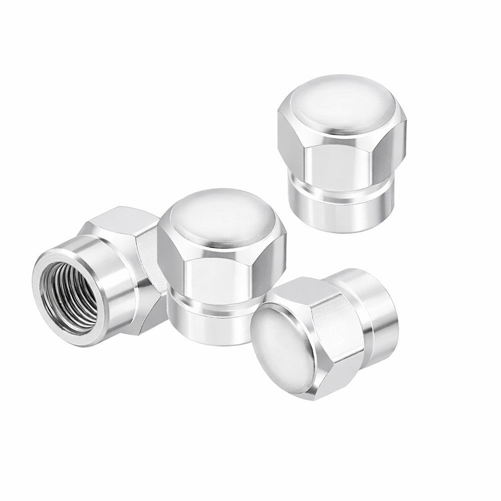 4pcs Universal Car Tire Wheel Valve Stem Caps Hex Design Dust Cover Accessories
