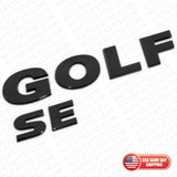 2015-2021 Volkswagen Rear Liftgate Golf SE Nameplate Emblem Badge Black