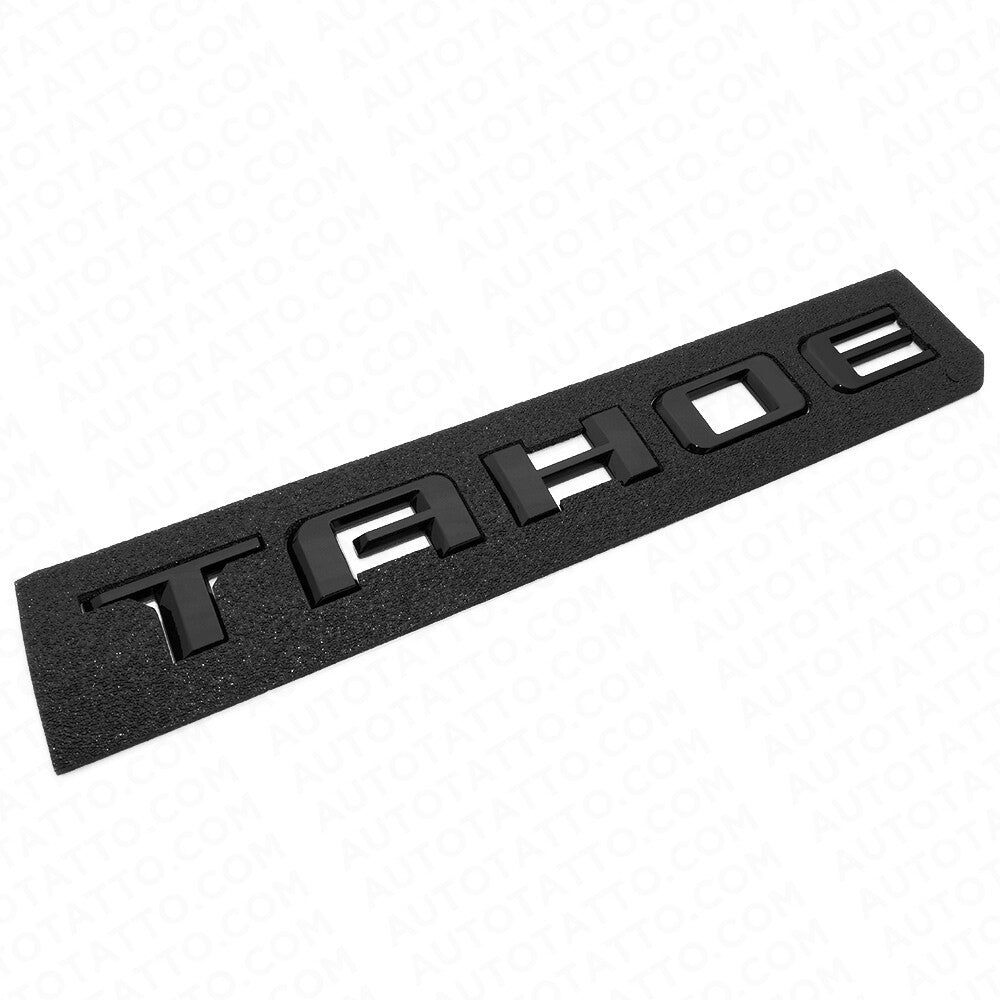 2021+ Chevy Tahoe Gloss Black Front Side Door Vehicle Nameplate Emblem Decorate