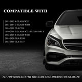 Mercedes W204 W212 W117 C E S GLA Class Gloss Black Side Mirror Cover Replace