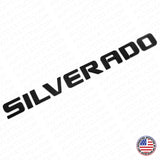 For Chevy Silverado Fender Tailgate Logo Nameplates Letter 3D Emblem Z71 Black