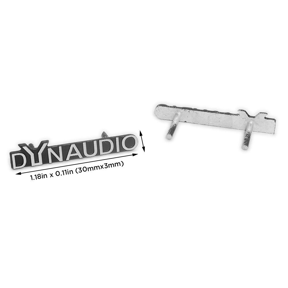 4x Mini Dynaudio Aluminum Pin Emblem Car Door Speaker Badge Decal Replacement