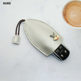 Universal Cute Cartoon Lady Car Key Fob Holder Cover Case Keychain Ring Gift