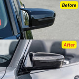 17-23 BMW G20 G30 G11 G12 M Style Carbon Fiber Replace Side Mirror Cover Cap