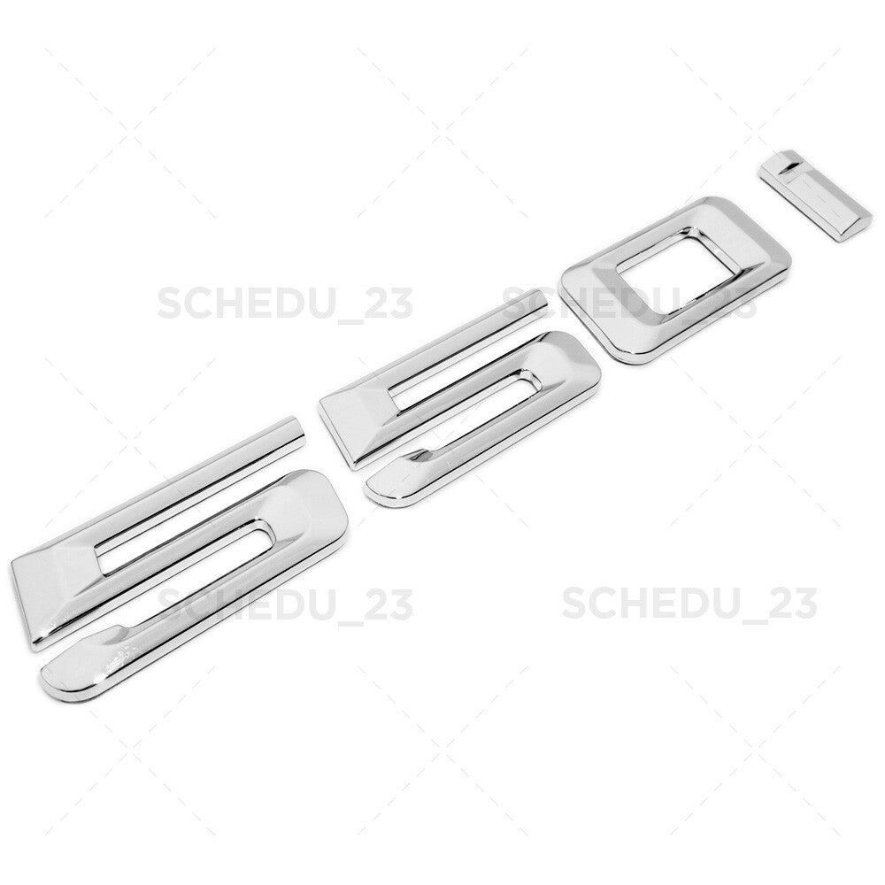 10-17 BMW 5 Series 550i Trunk Lid Letter Emblem Badge M Performance F10 Chrome