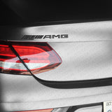 Mercedes S Trunk Emblem Logo 3D Sticker Badge Decoration AMG Edition Sport Black