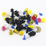 100pcs Mixed Plastic Clips Universal Door Panel Bumper Interior Auto Buckle Car Accessory