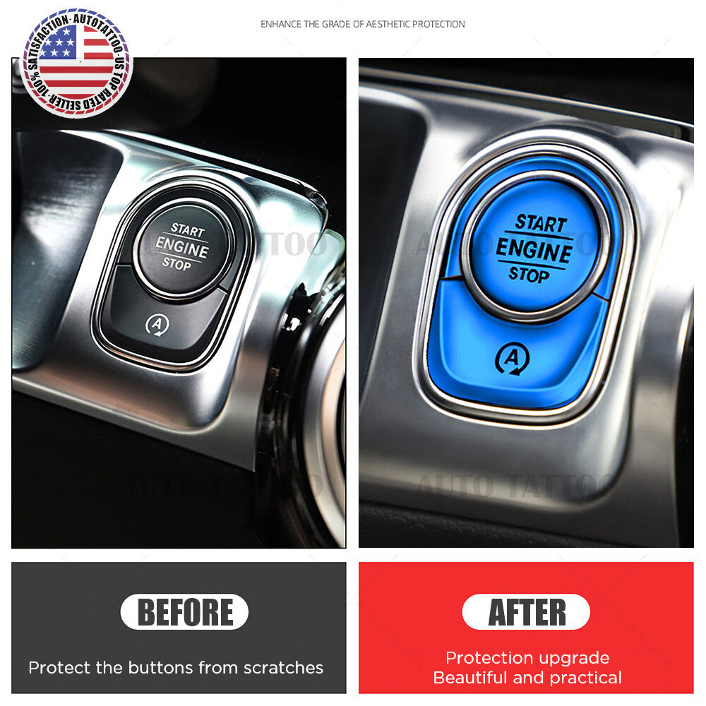 Mercedes GLA GLB CLA A Engine Start Stop Keyless Button Decorate Switch Cover