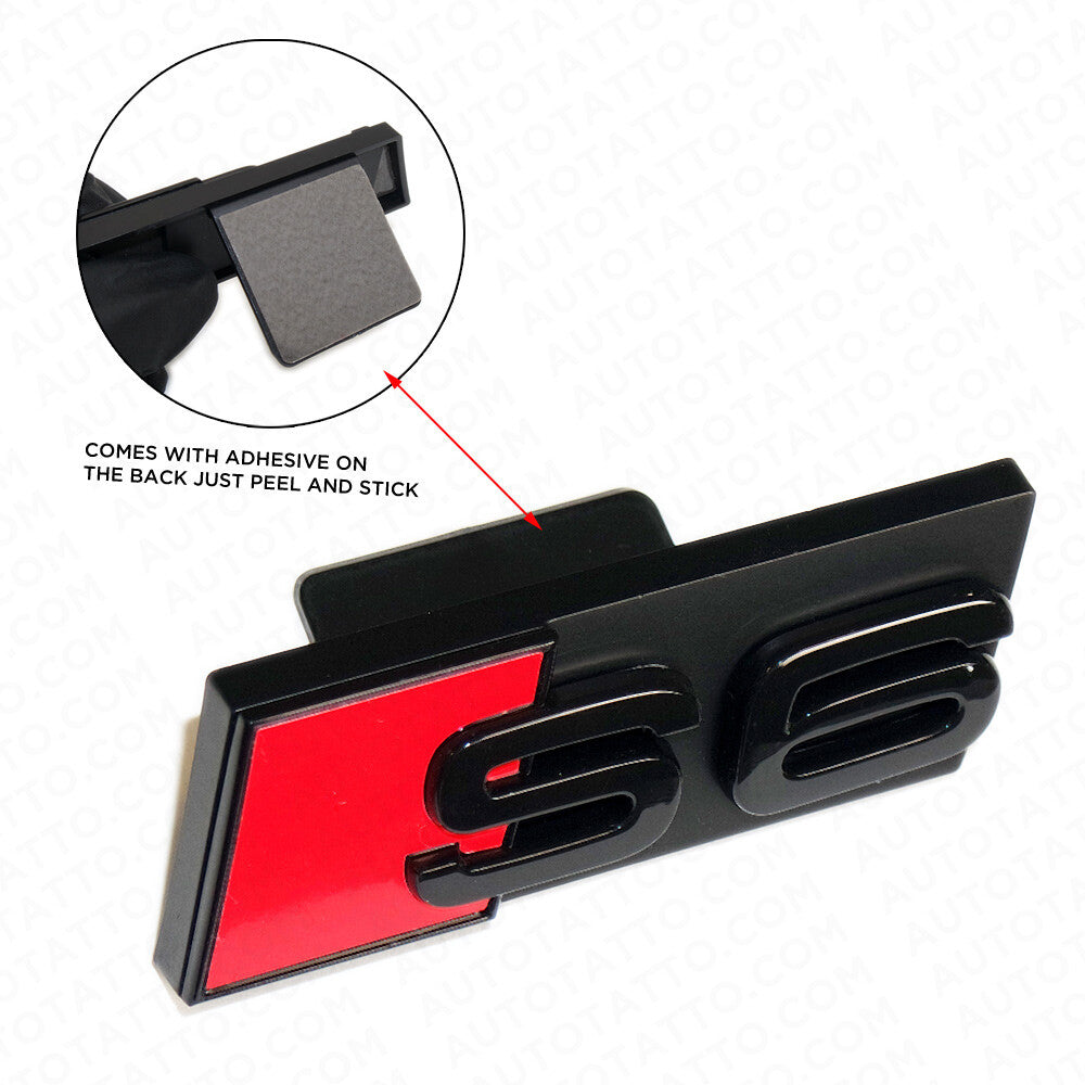 Audi S6 Front Grille Bumper Radiator Lettering Emblem Badge Logo Sport Black