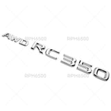 Lexus Trunk OEM Chrome AWD RC 350 Letter Logo Badge Emblem Car Replace F-Sport