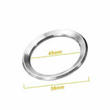 Silver Steering Wheel Logo Emblem Ring Cover BMW 1 3 4 5 7 Series X1 X3 X5 X6