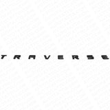 Chevy Traverse Front Door Left or Right Badge Nameplate Logo Emblem Matte Black