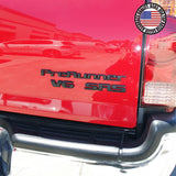 For Toyota 05-16 Tacoma SR5 Rear Body Letter Black Tailgate Adhesive Nameplate