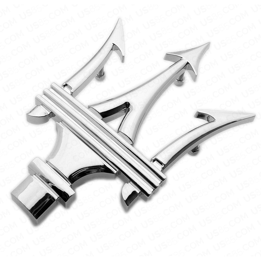 Maserati Ghibli Quattroporte Levante Front Grille Logo Emblem Badge Chrome Sport