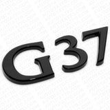 For Infiniti G37 Rear Trunk Logo Letter Badge Emblem Nameplate Sport Gloss Black