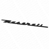 For Maserati Gloss Black Trunk Letter Nameplate 3D Logo Emblem Badges Sport OEM