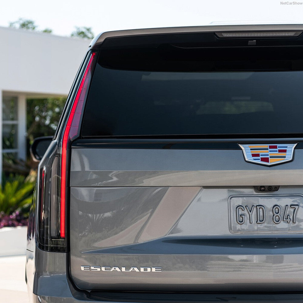 For 15-22 Cadillac Escalade Silver Rear Liftgate Nameplate Emblem Badge