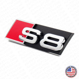 Audi S8 Front Grille Bumper Radiator Lettering Emblem Badge Logo Sport Chrome