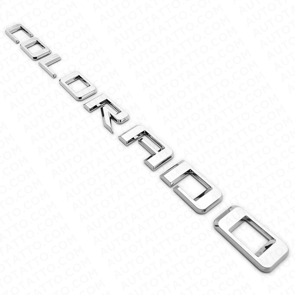 21+ Chevy Colorado Fender / Tailgate Chrome Badge 3D Logo Emblem Truck Sport