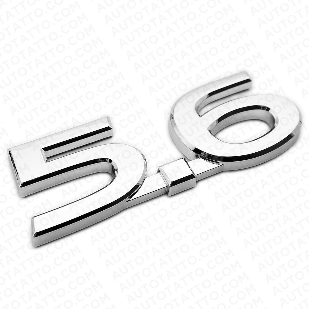 Infiniti 5.6 Left or Right Fender Marker Badge Emblem Nameplate ABS - Chrome