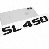 17-21 Mercedes SL 450 Letter Emblem Trunk Lid Logo Badge AMG Sport Gloss Black