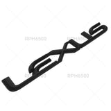Lexus Trunk Lid Letter Logo Badge 3D Emblem F-Sport Car Decoration Matte Black