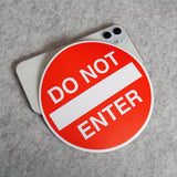 Do Not Enter Vinyl Decal Warning Sign Home Office Car Door Window Sticker 5 inch
