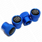 For Brabus Roundel Car Wheels Tire Air Valve Caps Stem Dust Logo Cover Sport