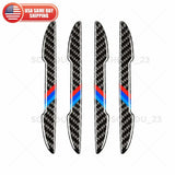 BMW M Performance 3D Carbon Car Side Door Strip Scratche Edge Guard Trim Badge