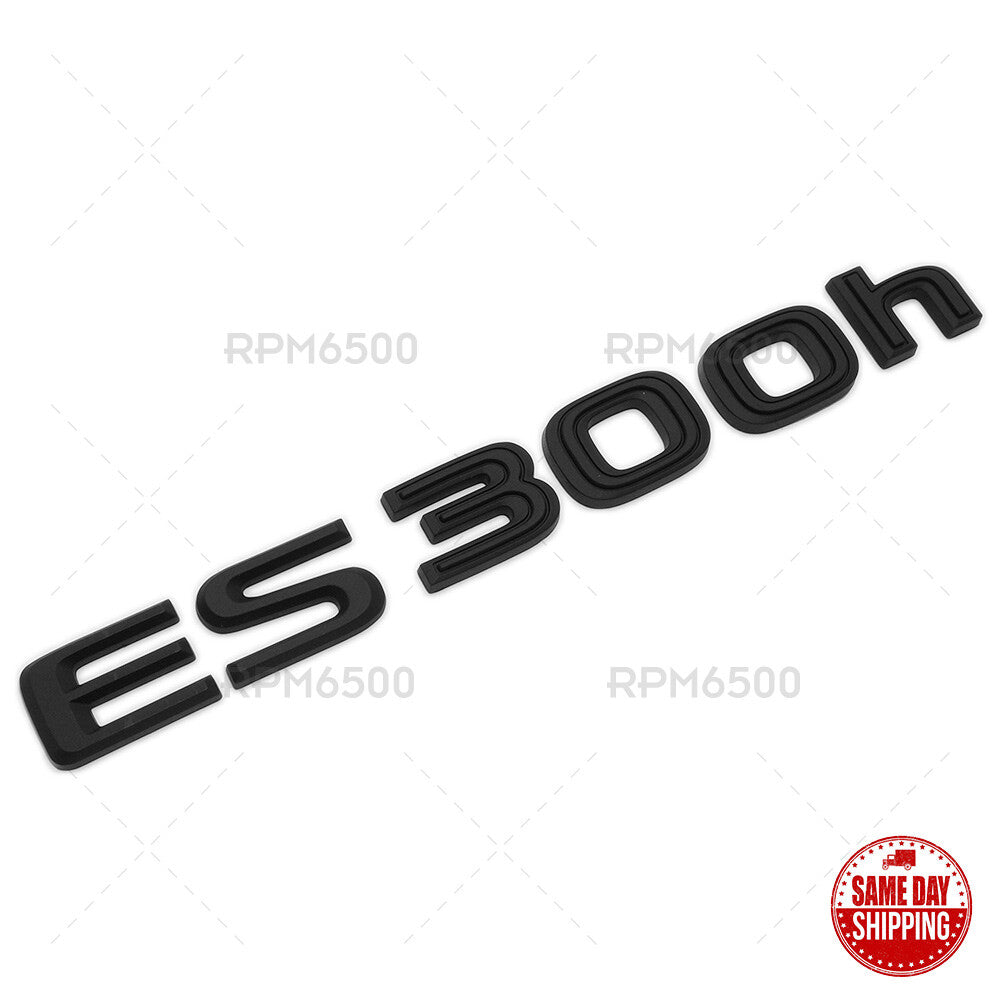 For Lexus Trunk Matte Black ES 300h Letter Logo Badge Car Emblem Hybrid F-Sport