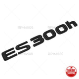 For Lexus Trunk Matte Black ES 300h Letter Logo Badge Car Emblem Hybrid F-Sport