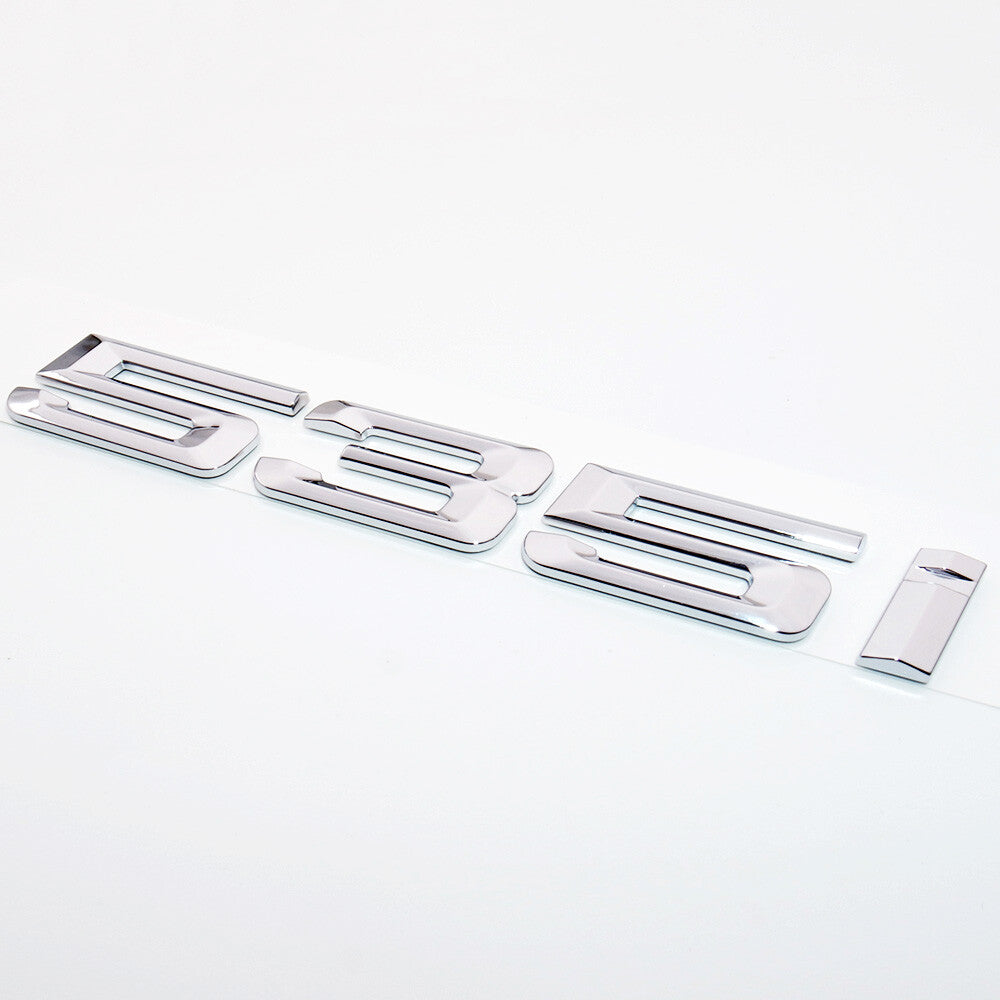 For BMW 535i Logo Emblem Badge Trunk Lid M Series Performance F10 Chrome Sport
