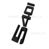 For BMW 540i Emblem Badge Car Trunk Lid M Performance G30 G31 Sport Gloss Black