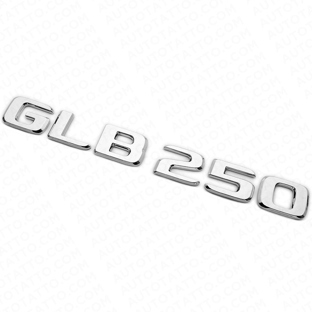 20-21 Mercedes-Benz GLB 250 GLB250 Letter Emblem Trunk Badge AMG Sport Chrome