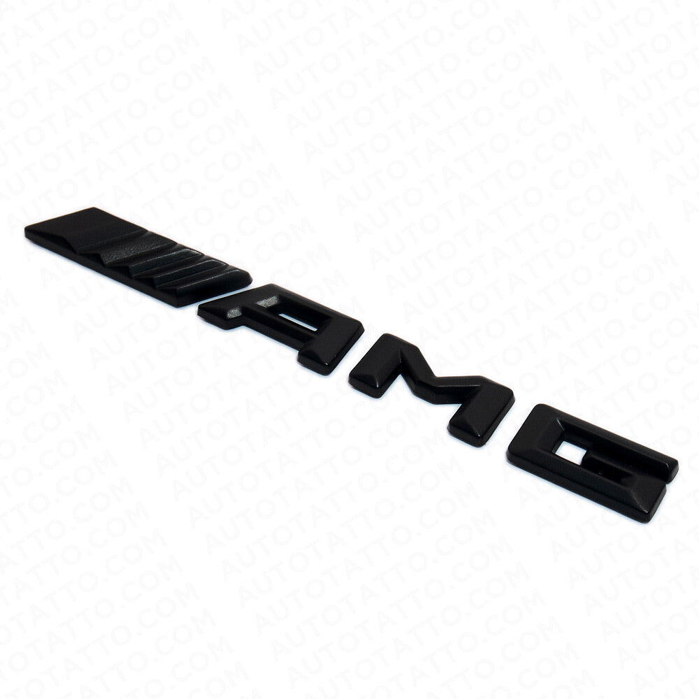 Black Style AMG Interior Multimedia Decal Sticker Badge Decoration Emblem Logo