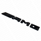 Black Style AMG Interior Multimedia Decal Sticker Badge Decoration Emblem Logo