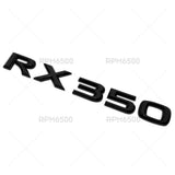 Lexus Liftgate Gloss Black RX 350 Letter Logo Badge Car Emblem Replace F-Sport