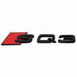 Audi SQ3 Matte Black Rear Letter Liftgate Nameplate Trunk Emblem Badge Sport