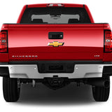 For Chevy Silverado Fender Tailgate Logo Nameplates Letter 3D Emblem Gloss Black