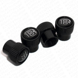 For Brabus Roundel Car Wheels Tire Air Valve Caps Stem Dust Logo Cover Sport