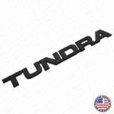 07-14 Black Tundra Letter Side Door Tailgate Nameplate Emblem Badge Logo TRD