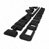 2x 19-21 Matte Black Tahoe Silverado High Country Fender Letter Emblem Badge